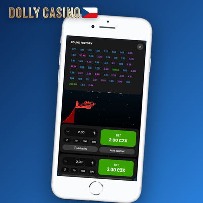 Auto-cashout v Dolly Casino Aviator nastaví výběr výhry při zvoleném multiplikátoru