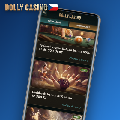 Dolly Casino free bet za první prohranou sázku při kurzu alespoň 1,50