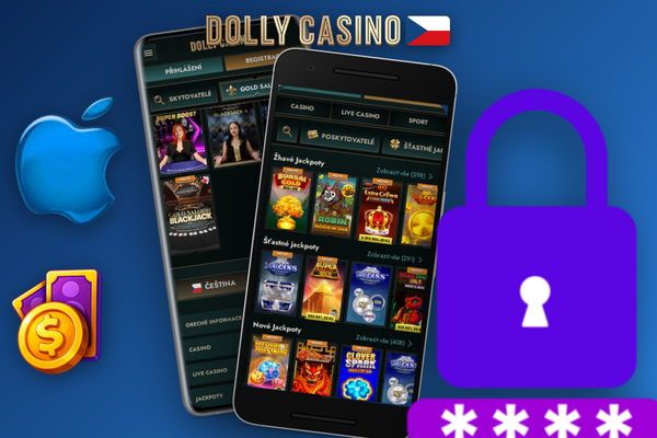 Dolly Casino app iOS s ikonou přidanou na plochu iPhonu