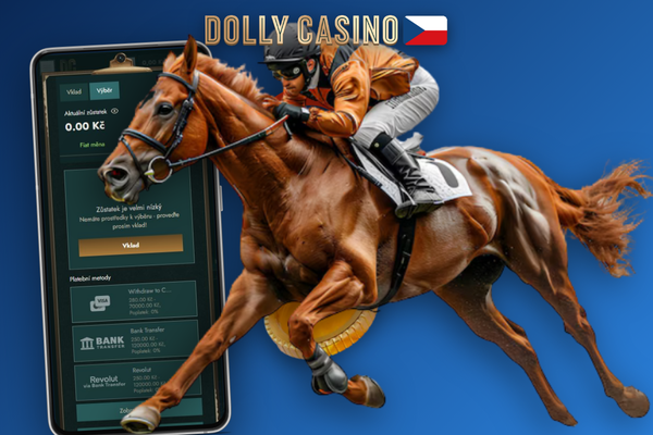 Blockchain vizualizace s mincemi BTC a ETH při výběru z Dolly Casino