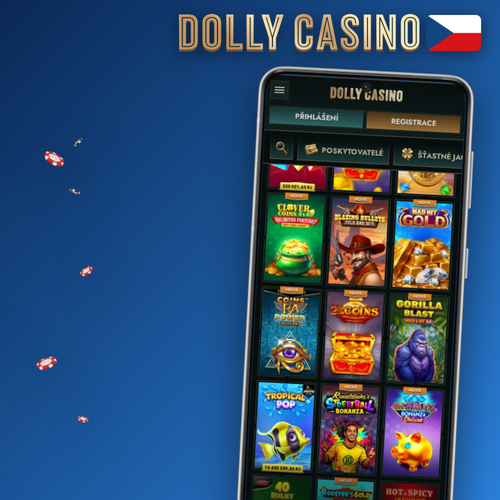 Dolly Casino aplikace na mobilu s katalogem přes 8 000 her